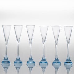 Ensemble de 6 pièces exquises en cristal de Baccarat, Design R Rigot France Nancy