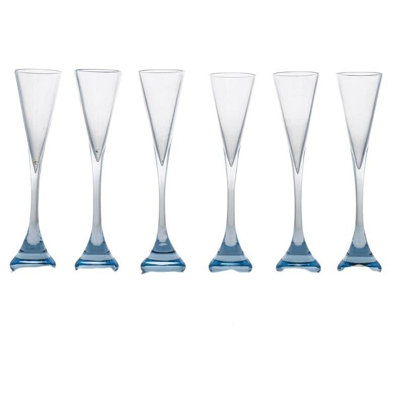 Set of 6 Exquise Baccarat Crystal Pieces, Design R Rigot France Nancy im Angebot