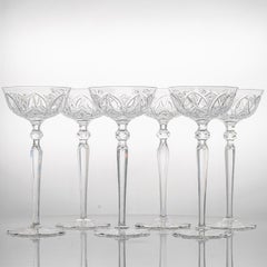 Set di 6 pezzi di cristallo Exquise Baccarat, Francia