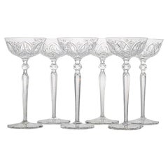 Set di 6 pezzi di cristallo Exquise Baccarat, Francia