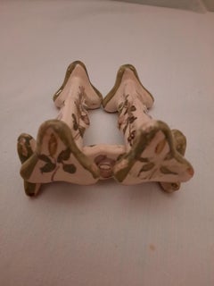 Set of 6 Faience Quimper Knife Rests, C1920