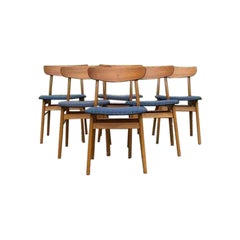 Vintage Set of 6 Farstrup Dining Chairs in Teak, 1960s