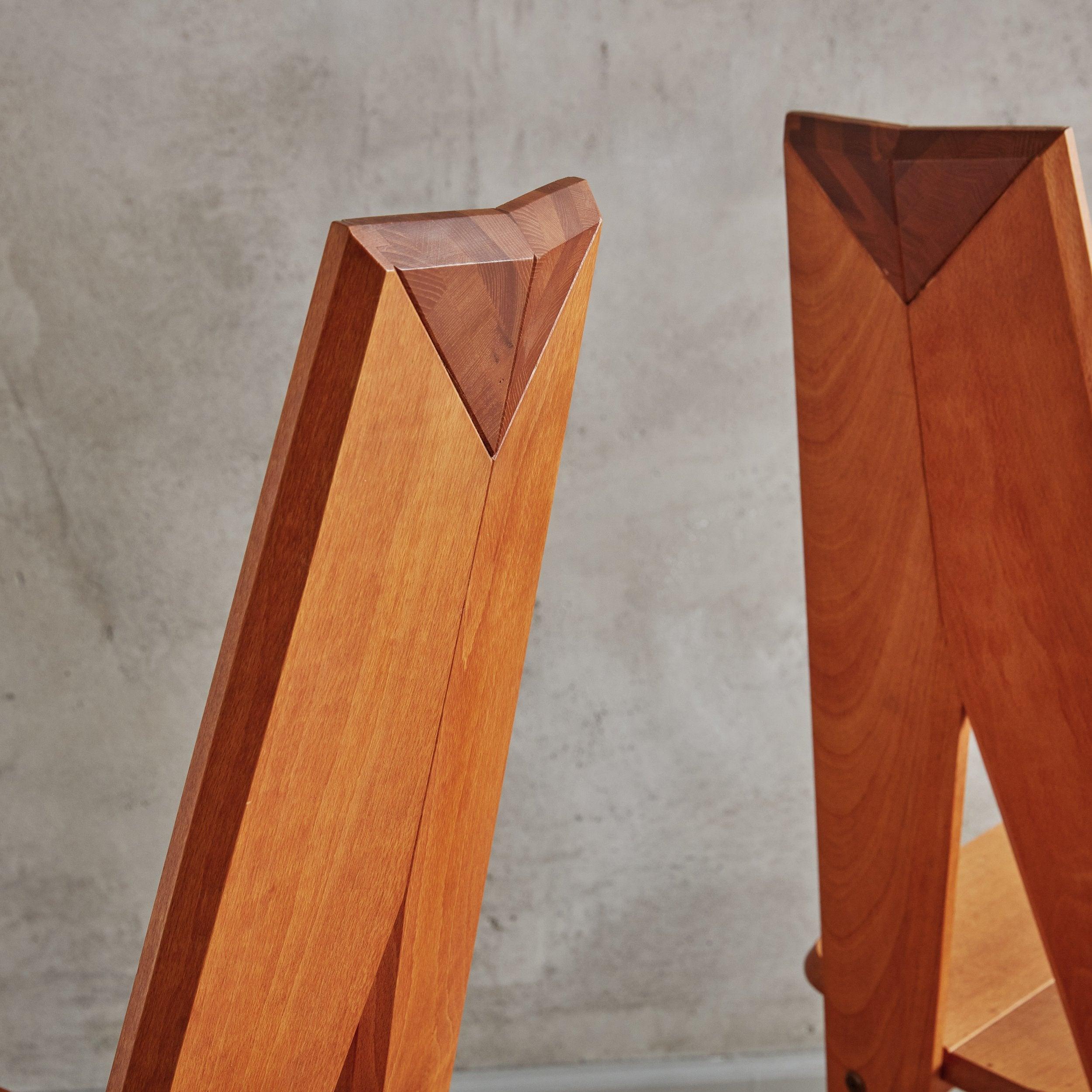 Set of 6 'FCH1A' Beech Wood Dining Chairs by Søren Nissen & Ebbe Gehl for Seltz 3
