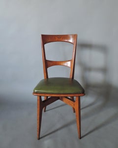 Set of 6 Fine French 1950s-1960s Dining Chairs