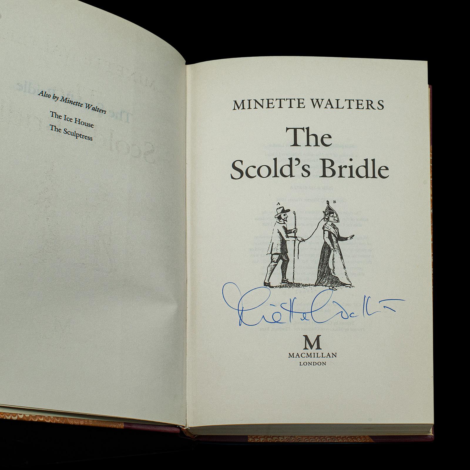 Set Of 6 First Edition Novels by Minette Walters, Signed, English, Hard Bound In Good Condition For Sale In Hele, Devon, GB