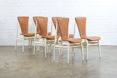 Set of 6 Floating Seat Dining Chairs, 1960s