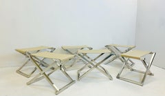 Set of 6 Folding Stools, 1970s