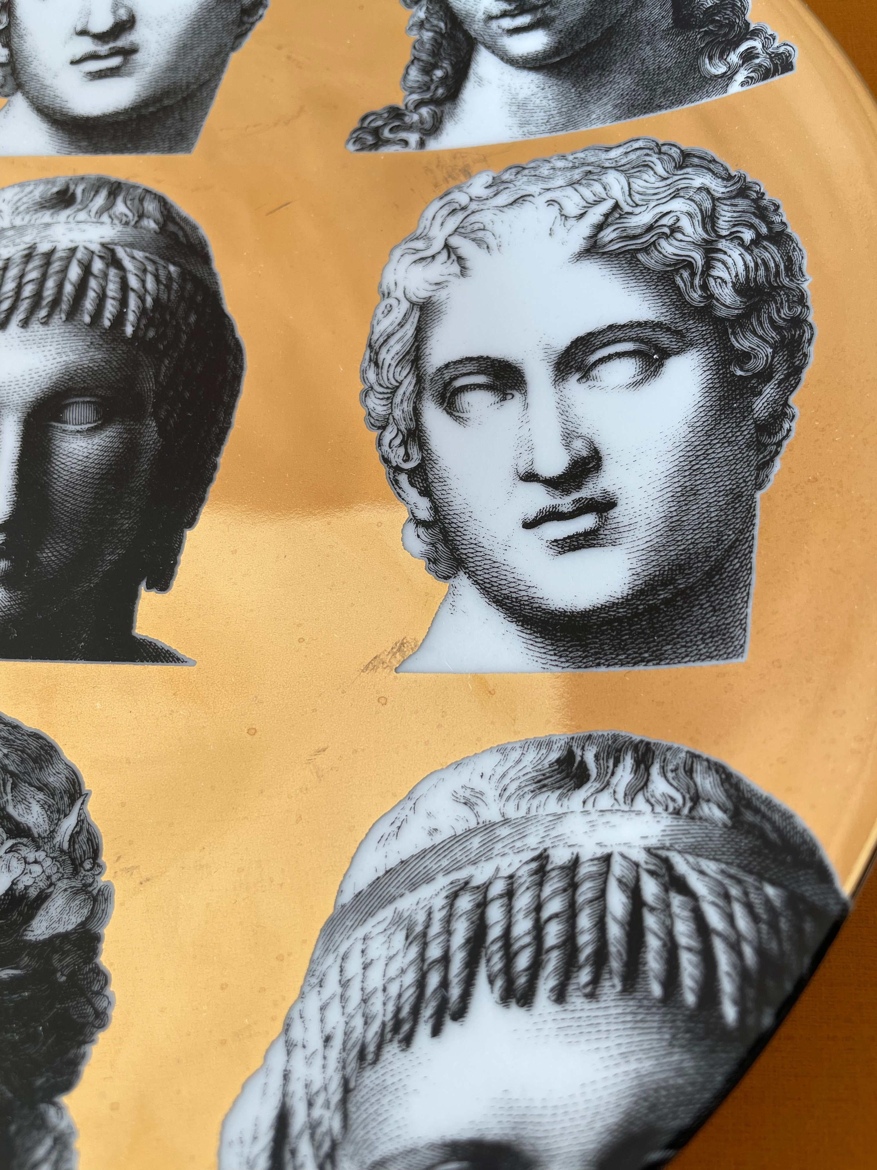 FORNASETTI Set of 6 Fornasetti Mural Plates by Louis Vuitton For Sale 10