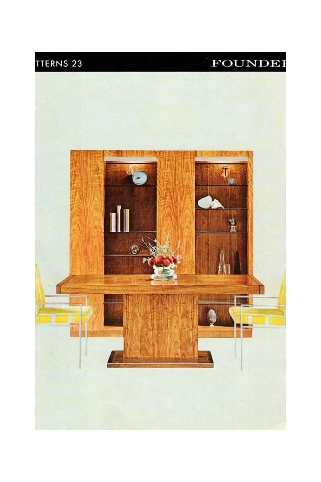 Set of 6 Founders Patterns 23 Mid Century Brushed Chrome Dining Chairs For Sale 11