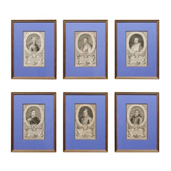 Set of 6 Framed 19th Century European Ecclesiastical Engravings