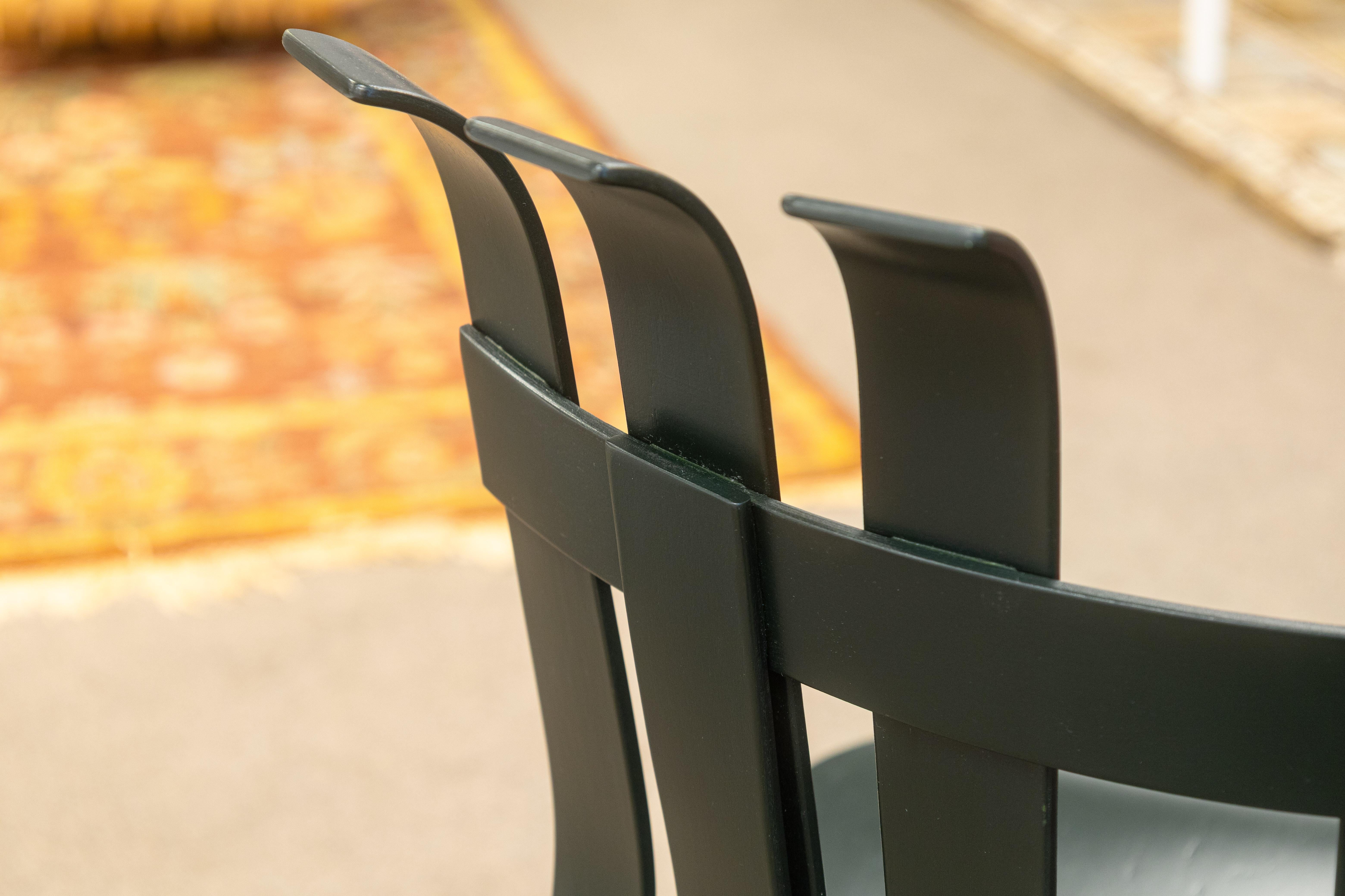 Set of 6 Frank Gehry for Knoll Hat Trick Maple Bentwood Arm and Side Chairs 1993 Bon état - En vente à Keego Harbor, MI