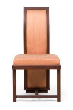 Set of 6 Frank Lloyd Wright Taliesin Collection Mahogany Dining Chairs