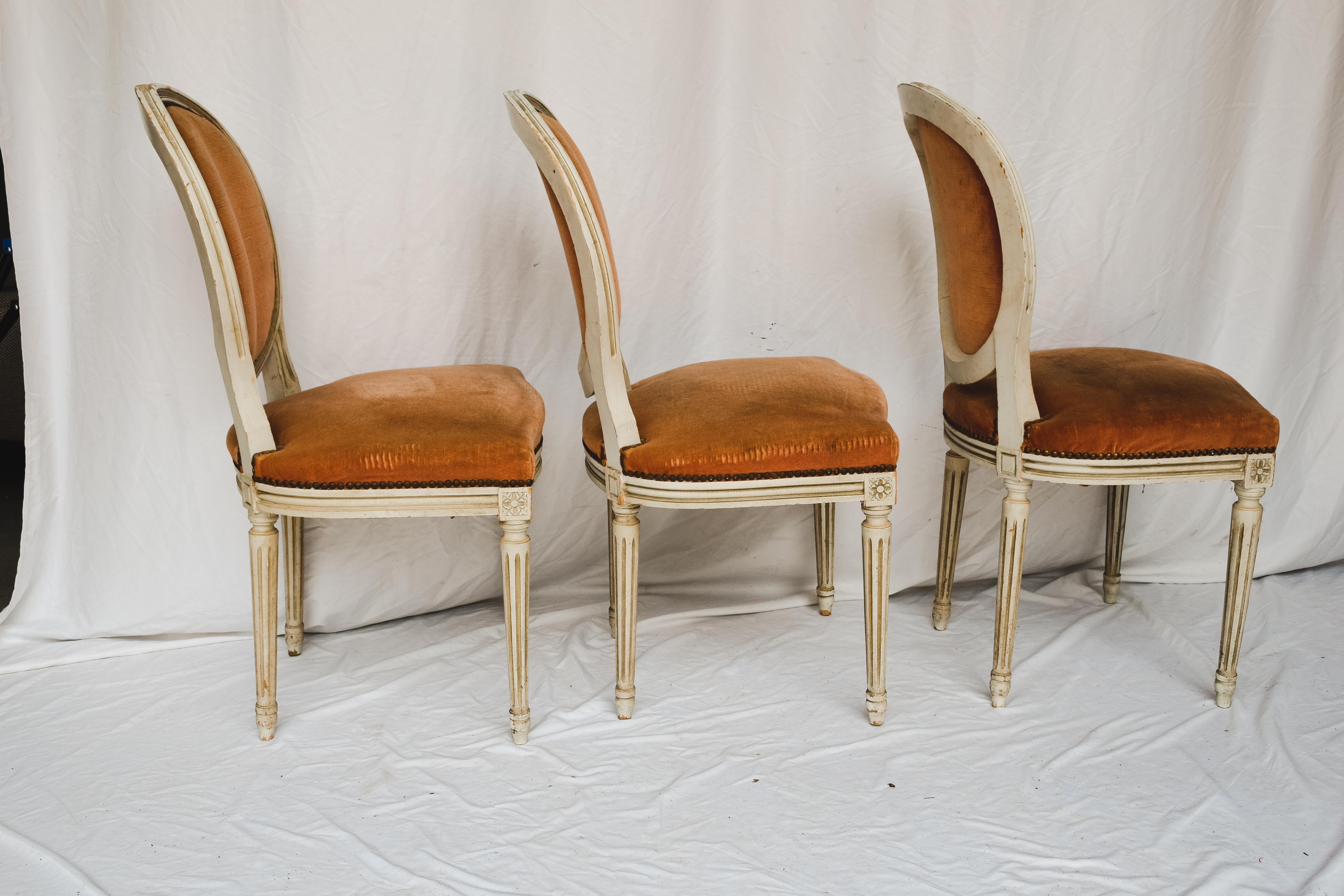 Set of 6 French Chairs For Sale 6