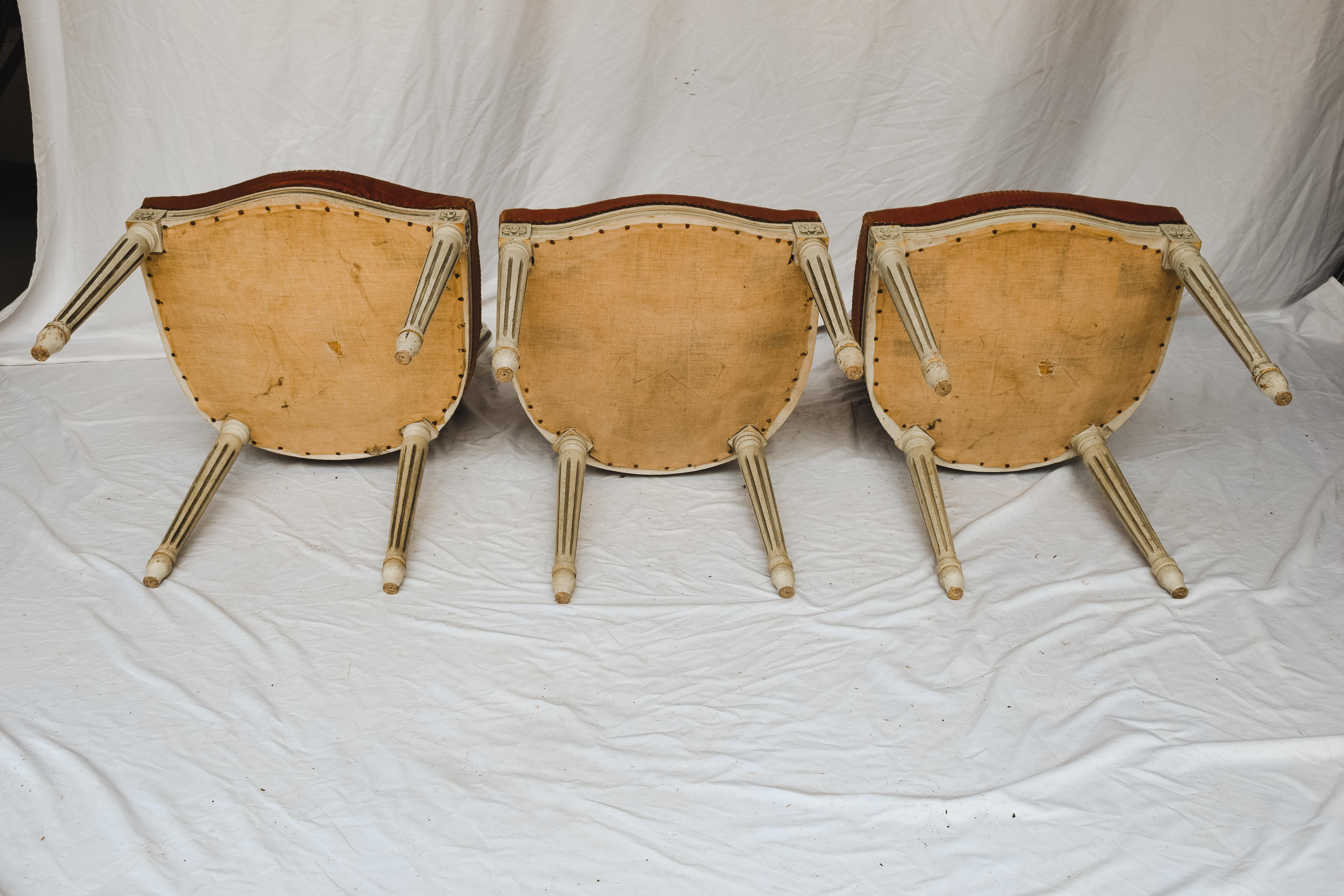 Set of 6 French Chairs For Sale 1