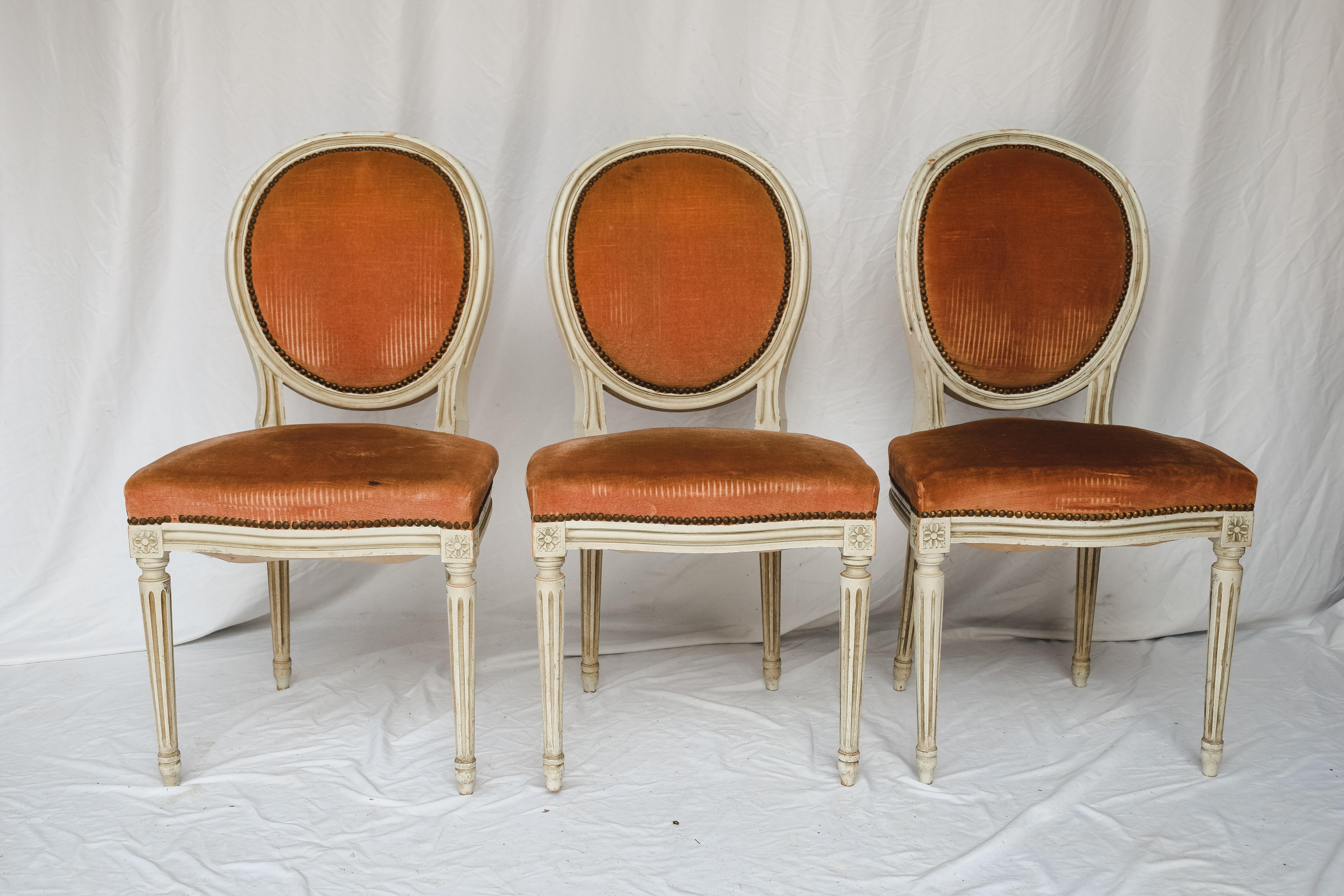 Set of 6 French Chairs For Sale 3