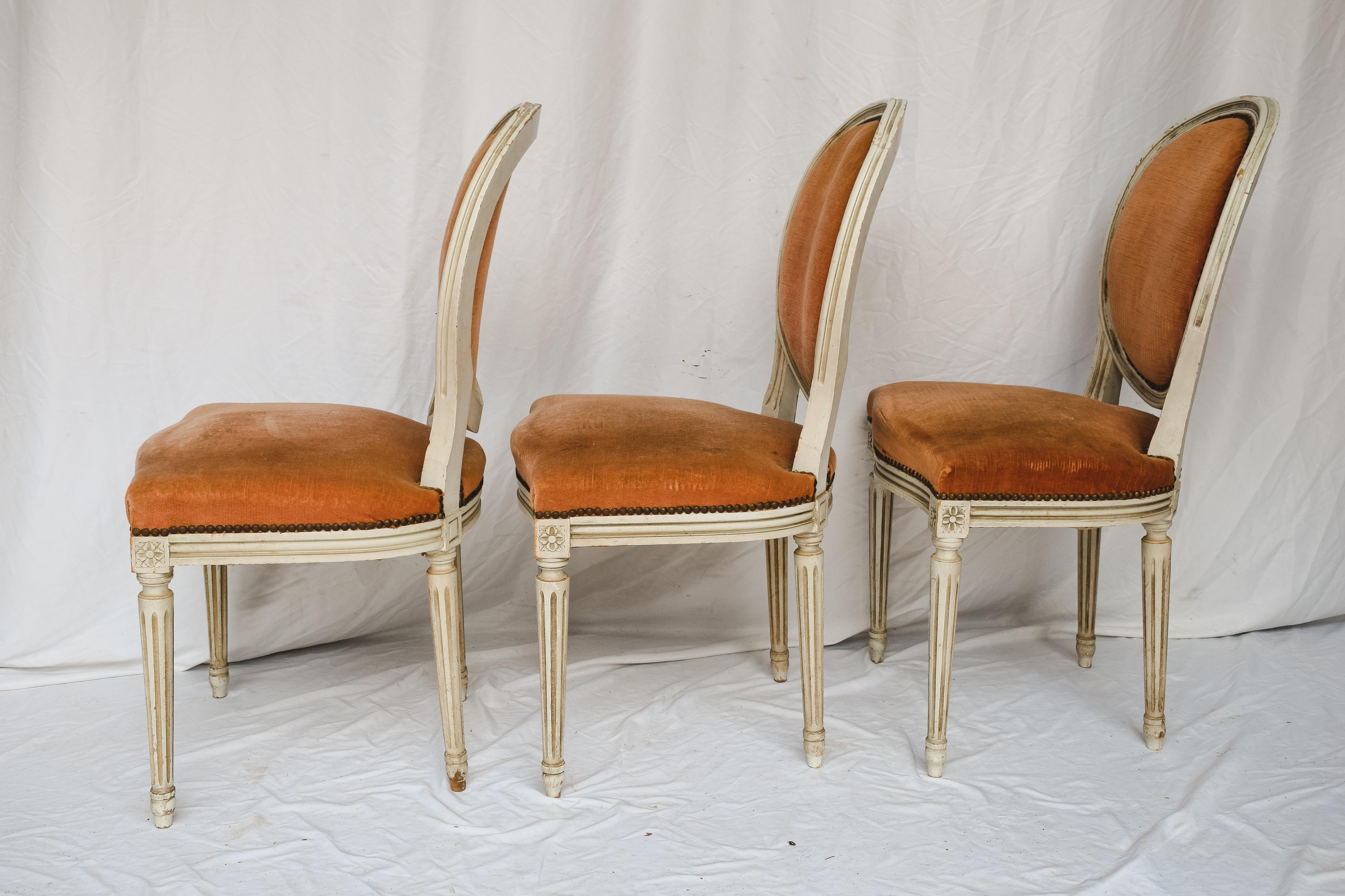 Set of 6 French Chairs For Sale 4