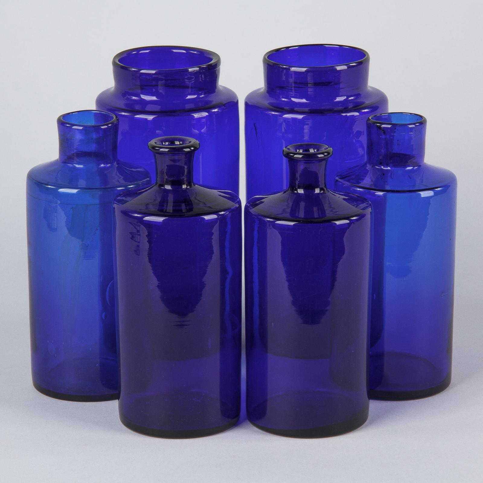 cobalt blue bottles for sale