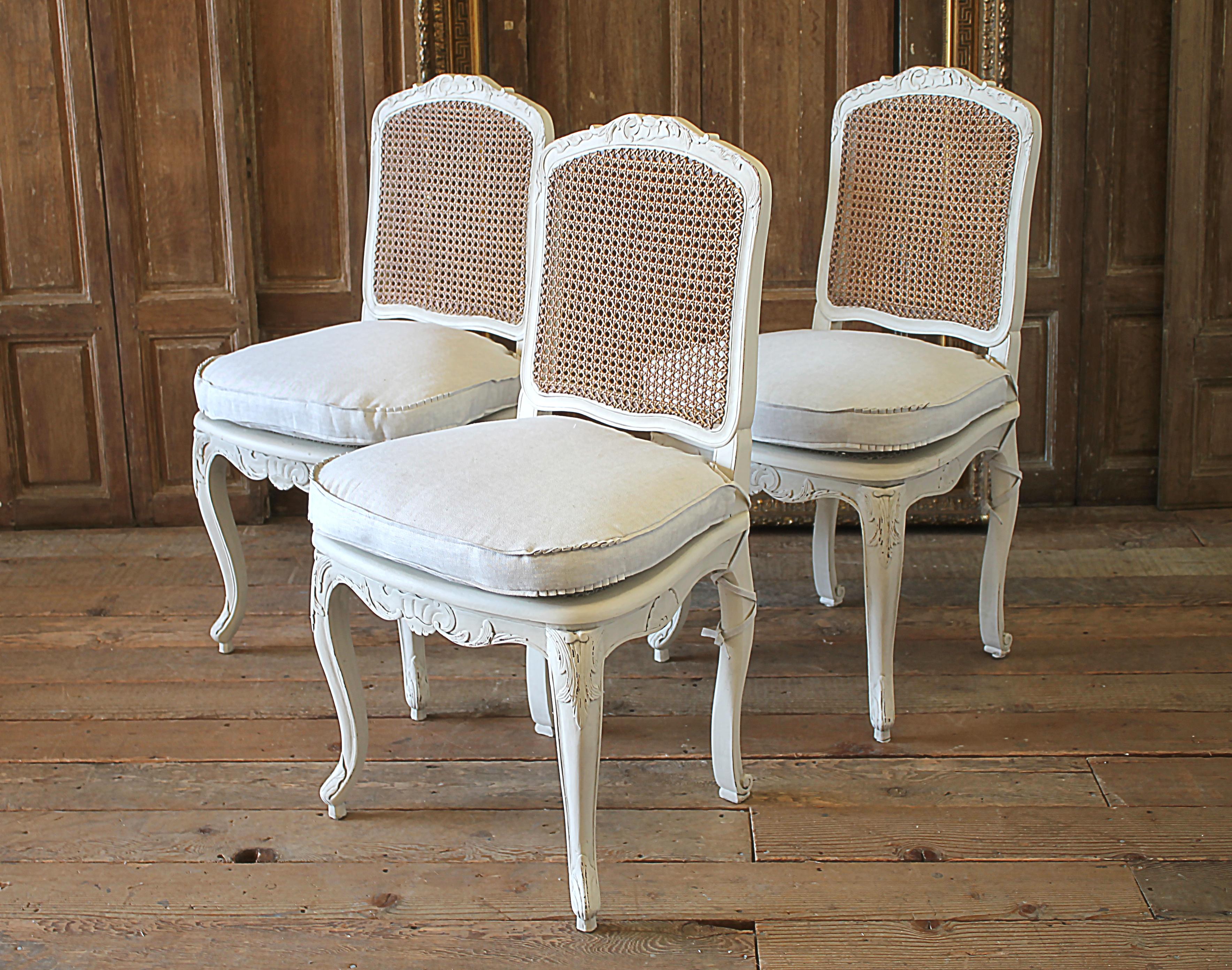 french country cane back dining chairs