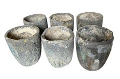 Set of 6 French early 20th century Creuzet - Foundry Pots
