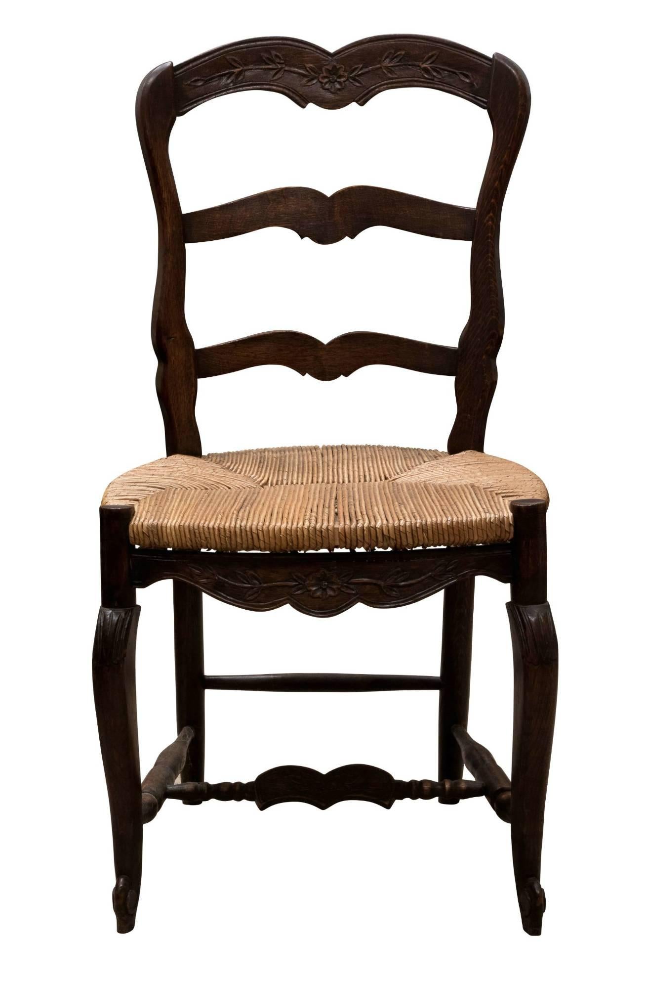 A set of six French ladder back Chairs, circa 1920.


   