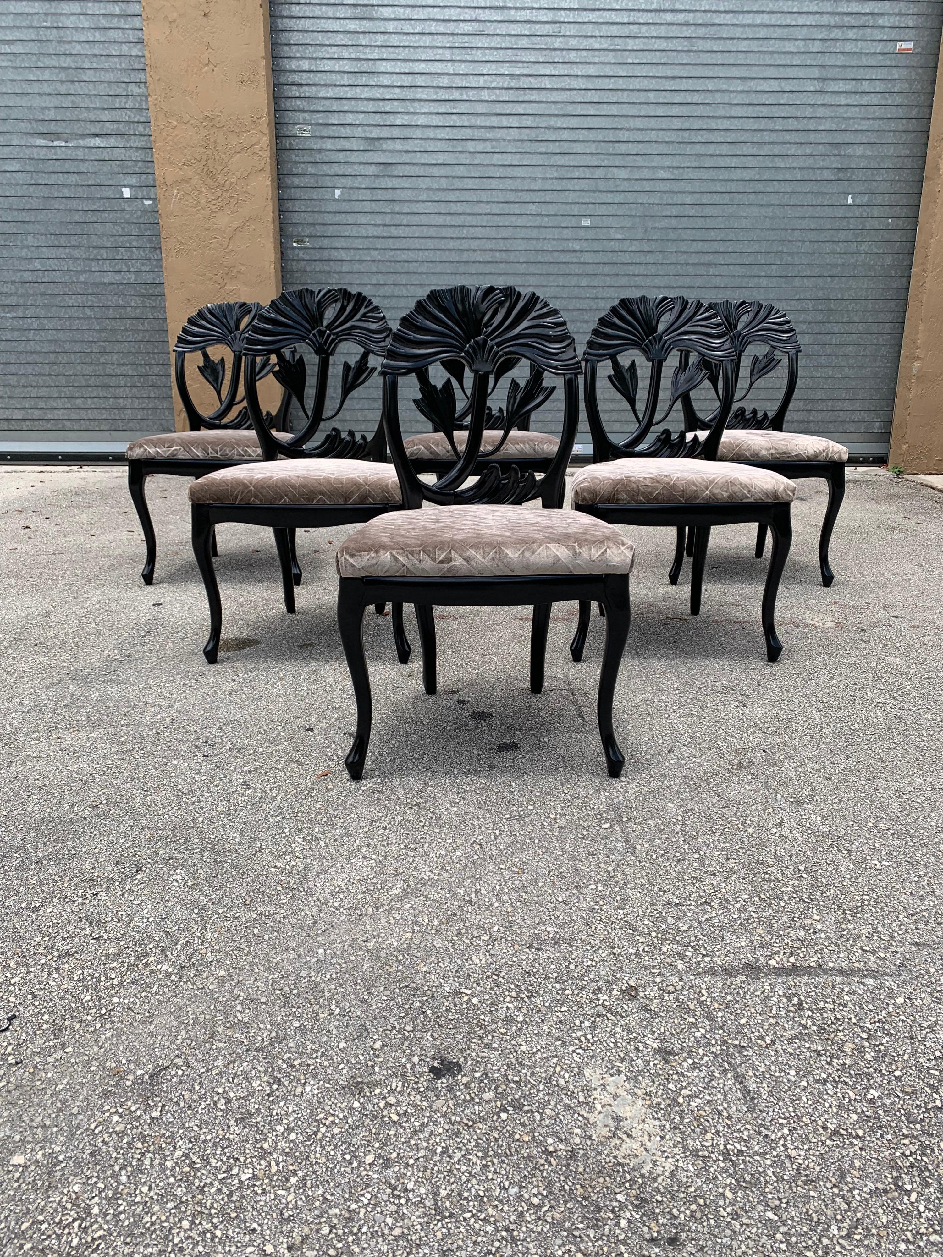Set of 6 French Mid-Century Modern Dining Chairs, 1960s 13