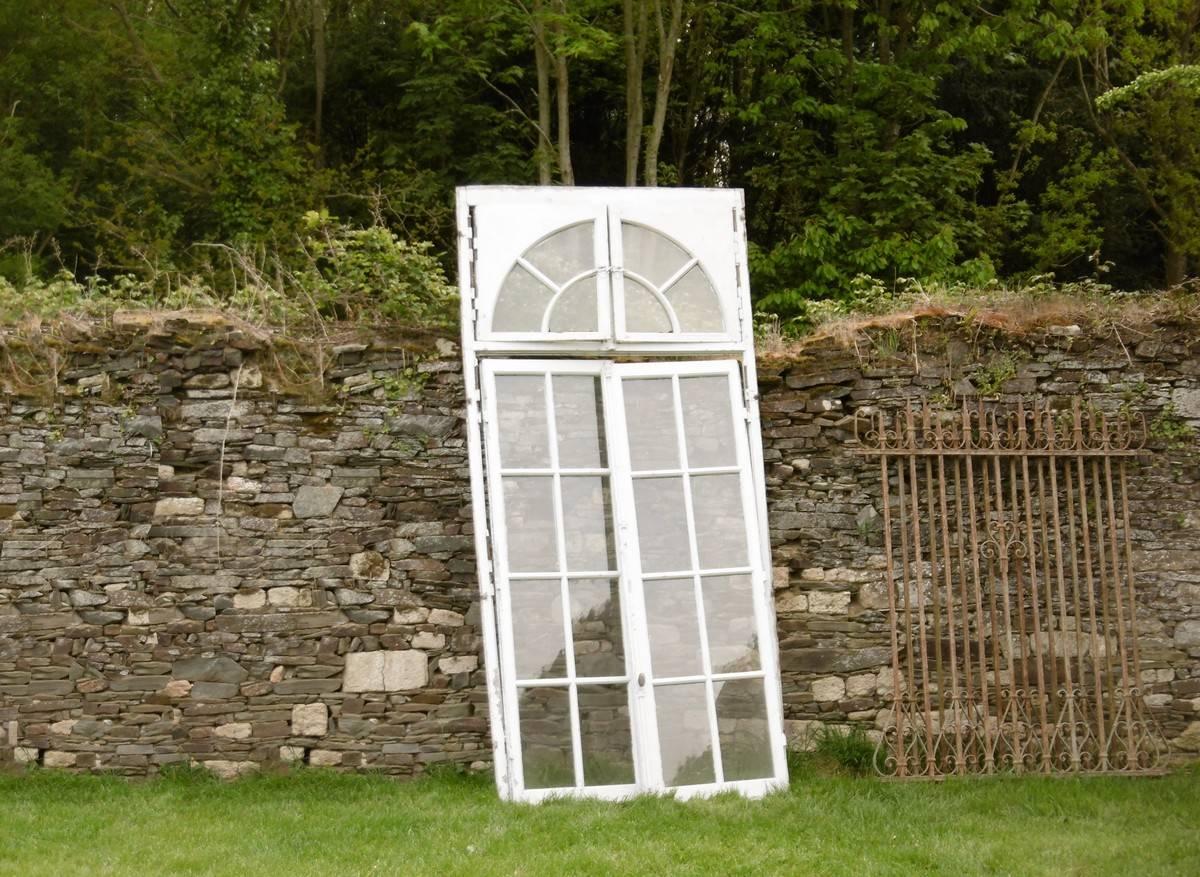 From a French Orangerie Castle, these gorgeous 3 double Window doors, 19th century.
Sold by 1, 2 or 3. Priced by 1.
All with their original frame.
They still have over 90% of their original mercury glasses, only some missing and this is