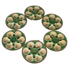 Set of 6 French Scallop Plates