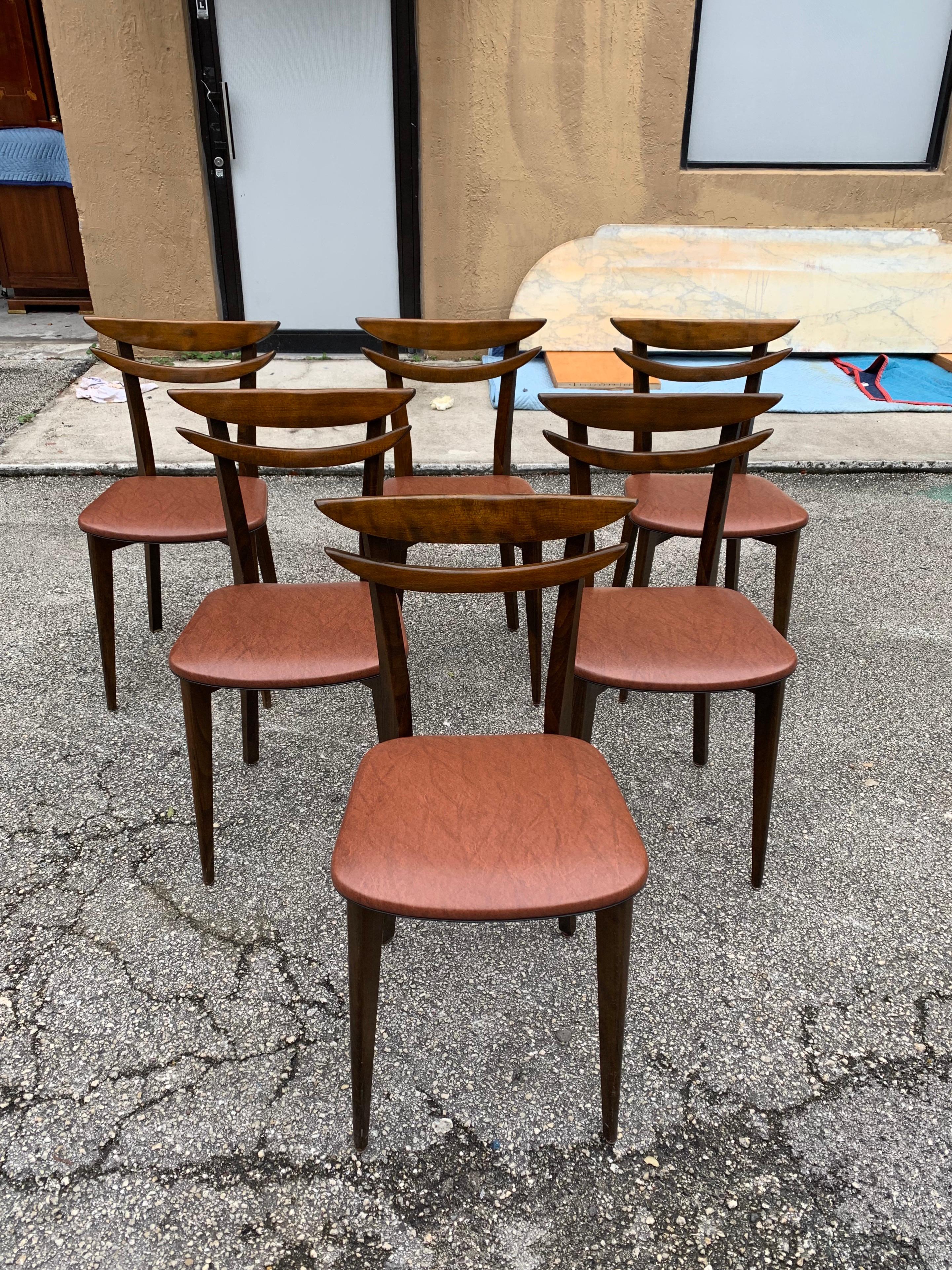 modern mahogany dining chairs