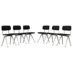 Set of 6 Friso Kramer Upholstered "Result" Chairs