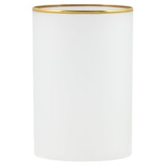 Set of 6 FROST glasses with gold rim, by Giberto Venezia