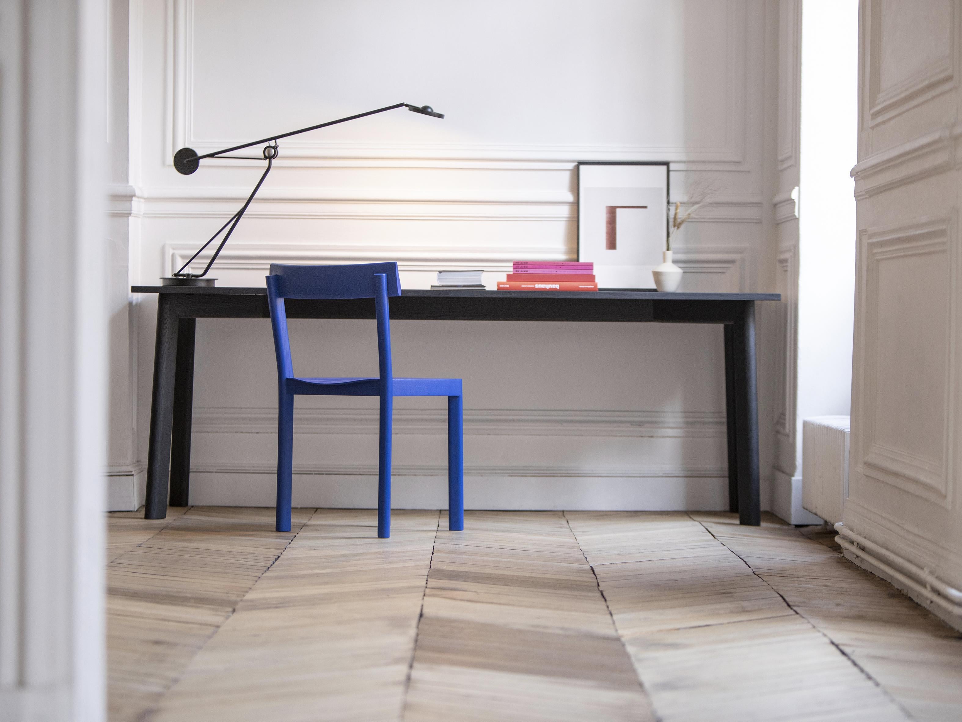 Ensemble de 6 chaises en chêne bleu Galta par Kann Design en vente 1