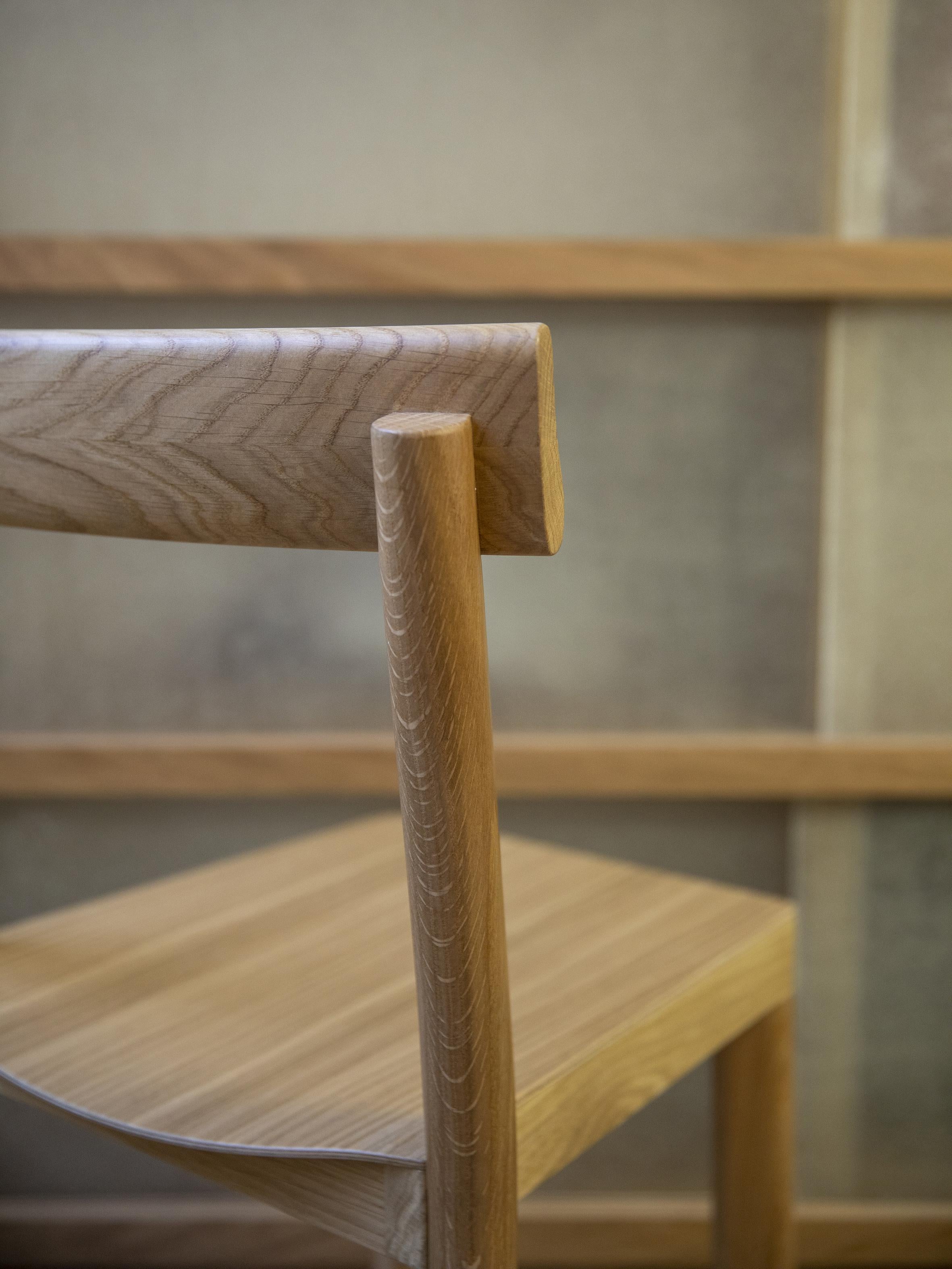 Français Ensemble de 6 chaises Galta en chêne par Kann Design en vente