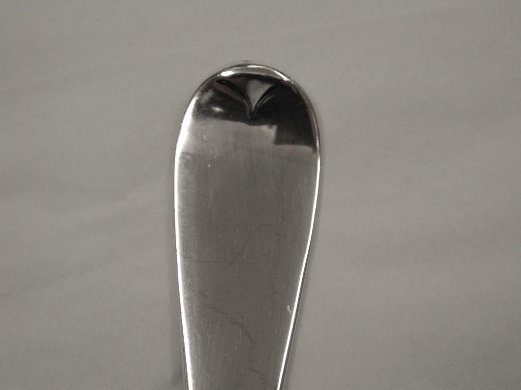 Set of 6 Geo 111 Irish Old English Silver Dessert Forks, 1827, Dublin In Good Condition In London, GB