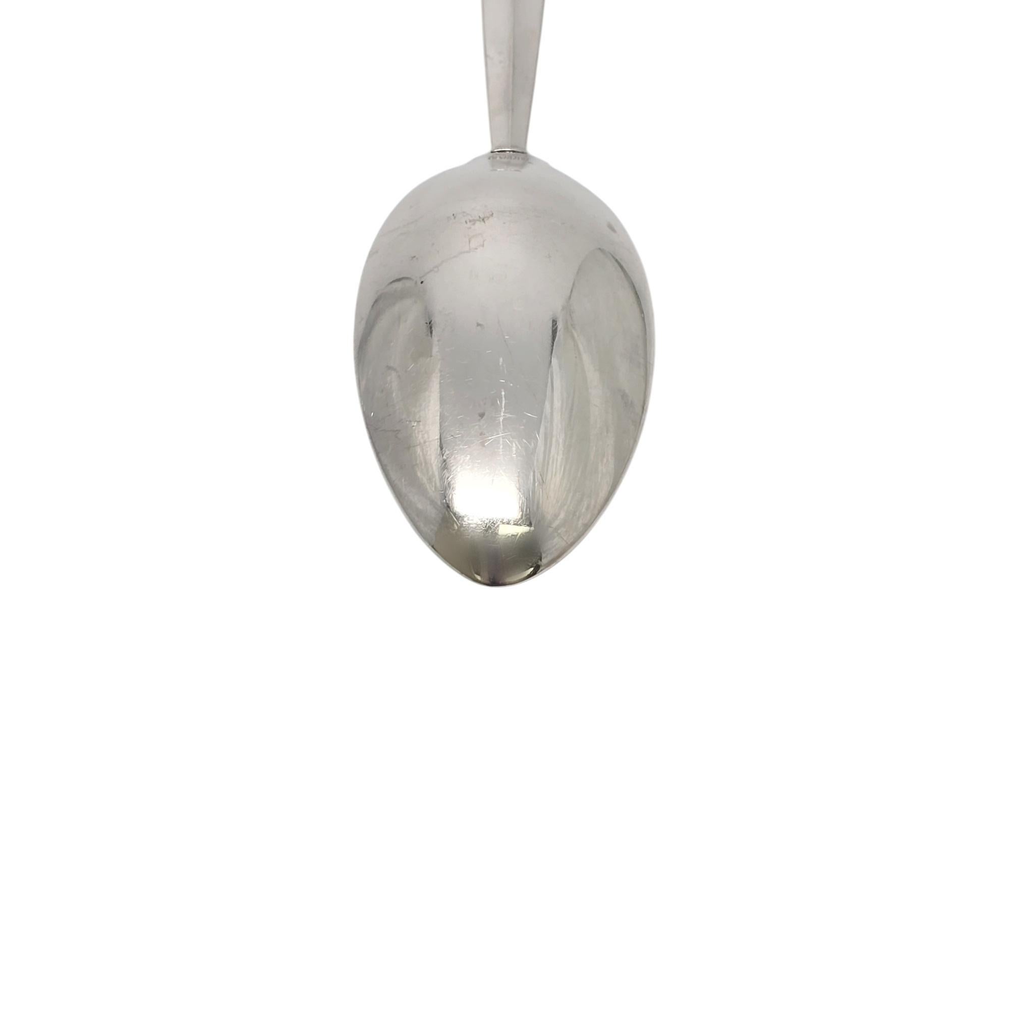 Ensemble de 6 cuillères à dessert/à soupe ovales en argent sterling de Georg Jensen #19717 en vente 3