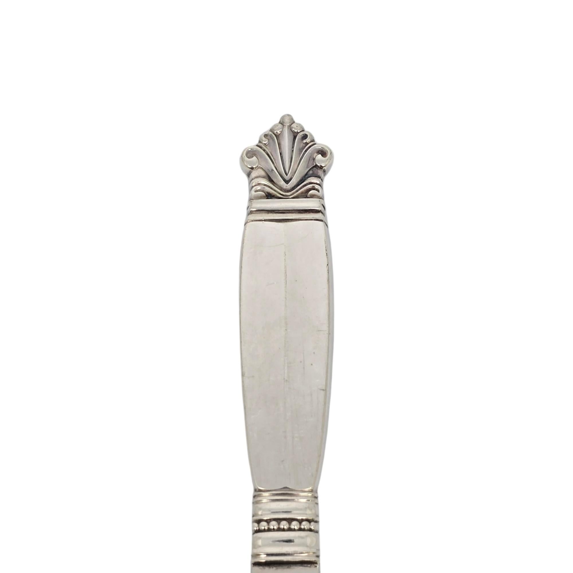 da uomo o donna Set di 6 spargiburro in argento sterling Georg Jensen Denmark Acanthus 6