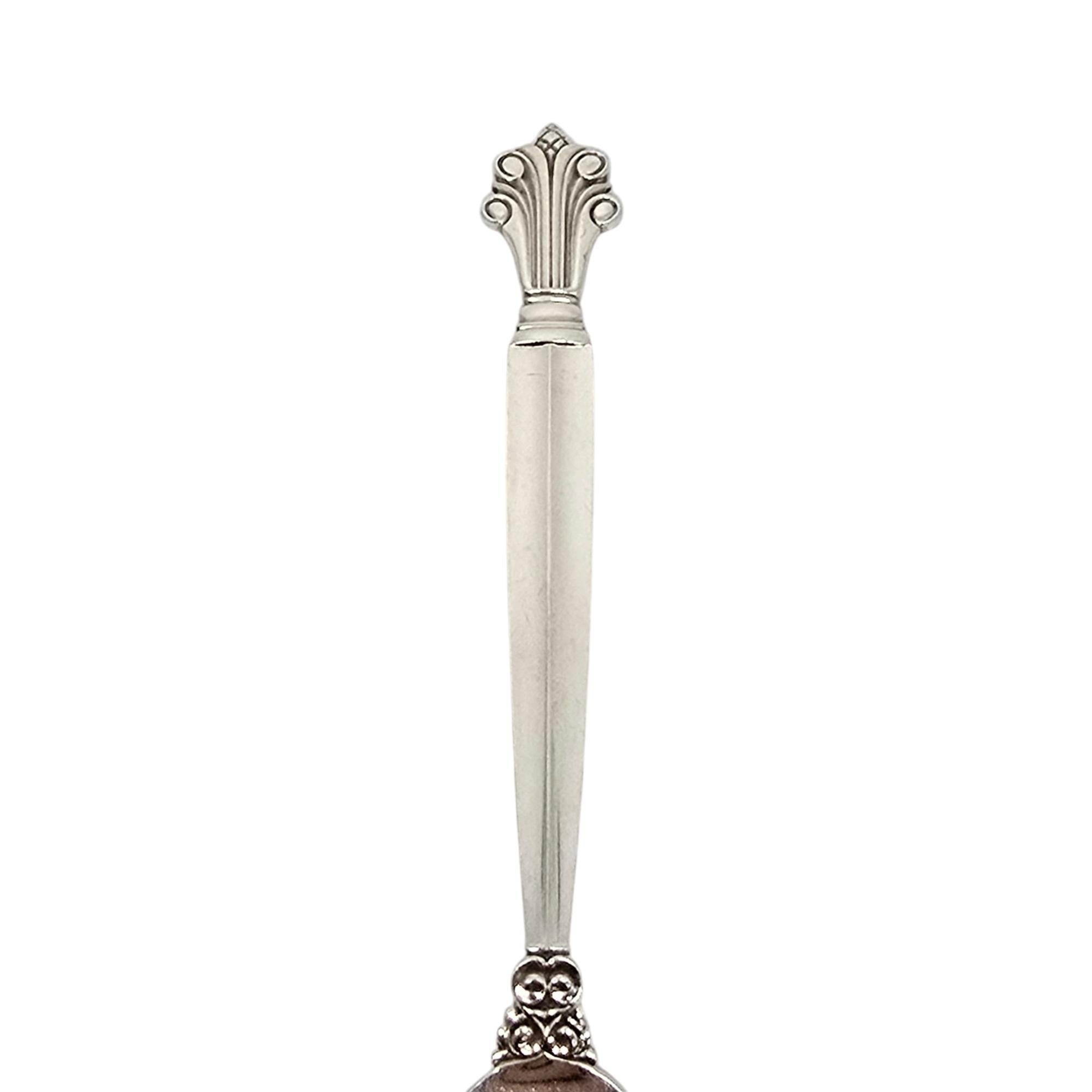 da uomo o donna Set di 6 forchette in argento sterling Georg Jensen Denmark Acanthus 7 1/8