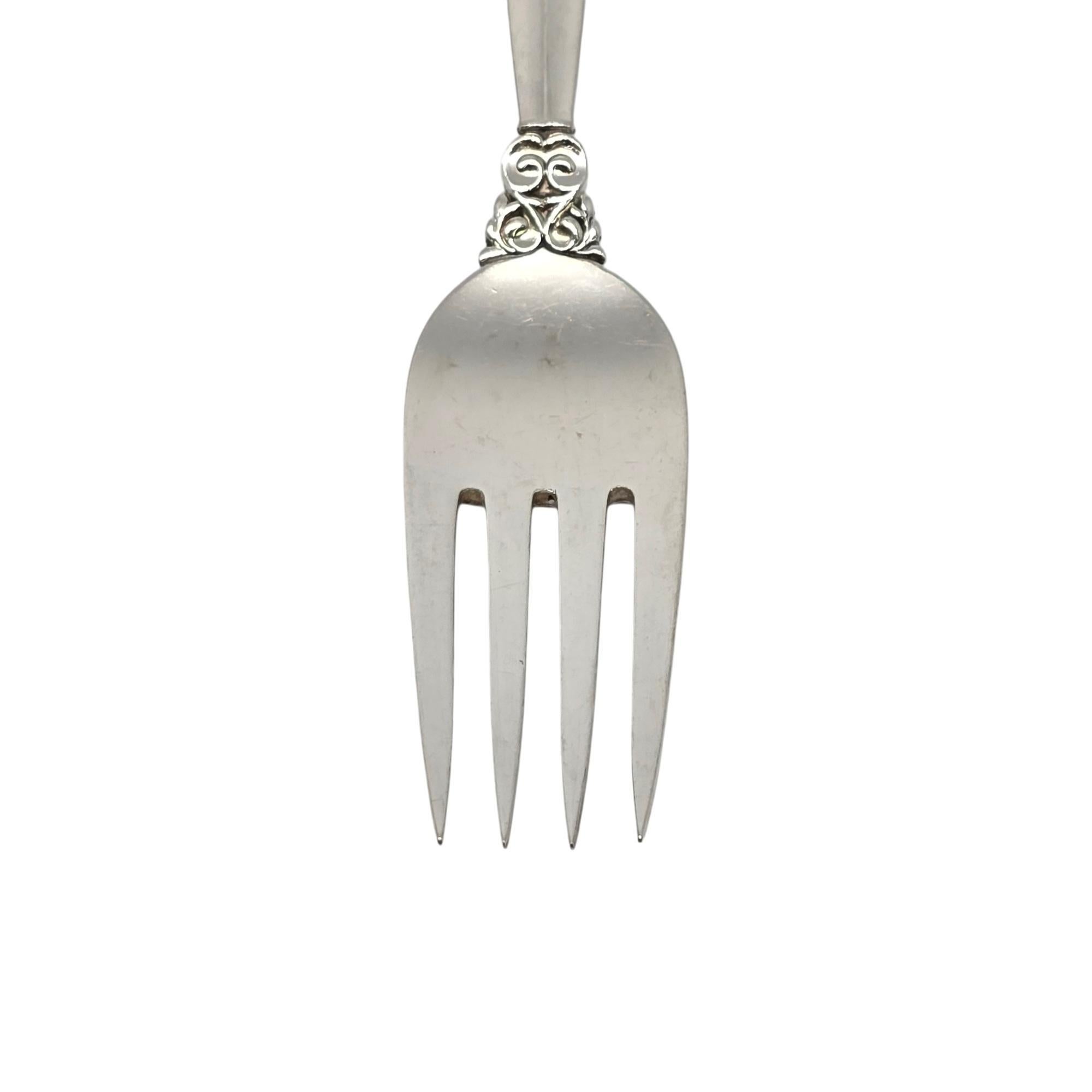 Set di 6 forchette in argento sterling Georg Jensen Denmark Acanthus 7 1/8