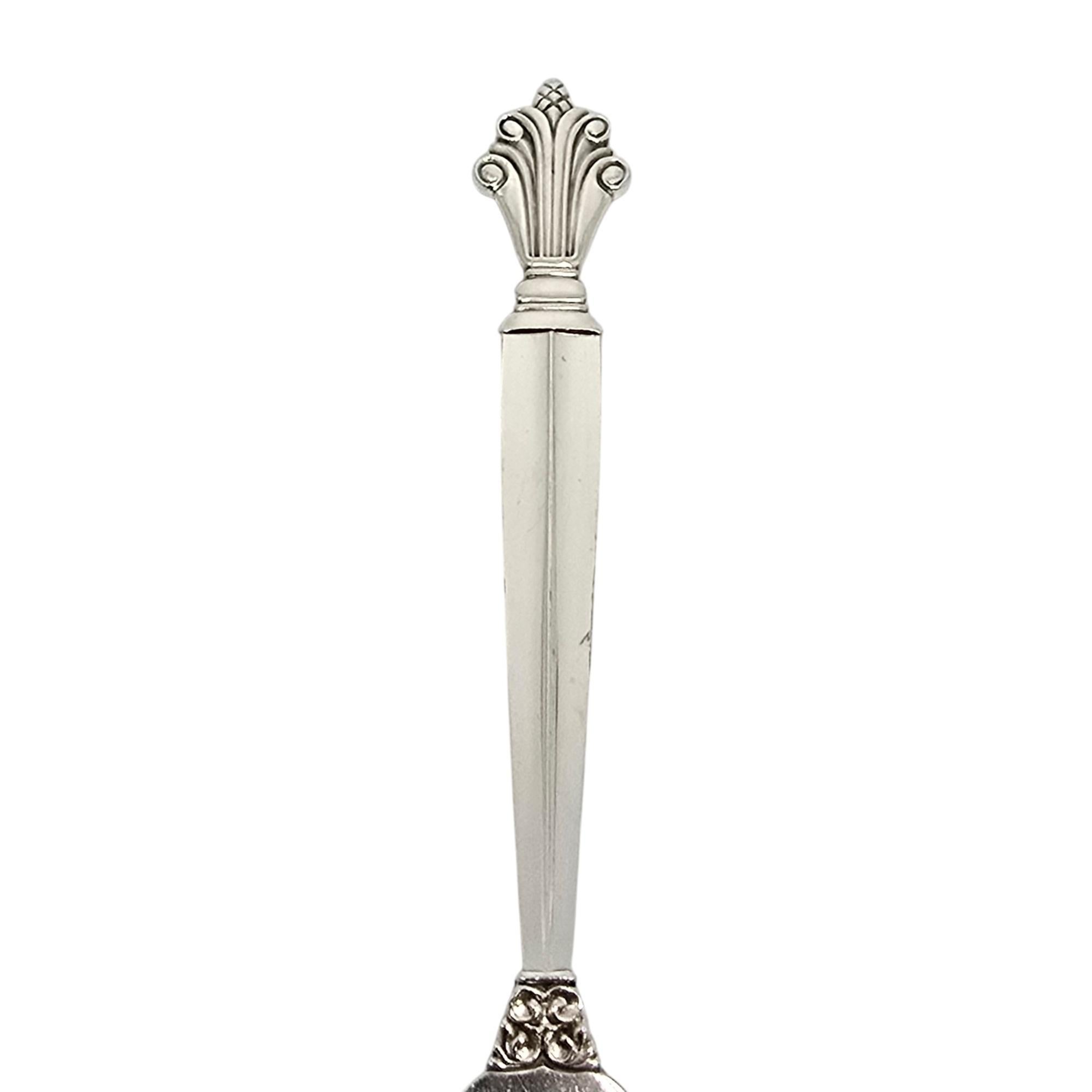 da uomo o donna Set di 6 forchette da insalata in argento sterling Georg Jensen Denmark Acanthus 5 3/4