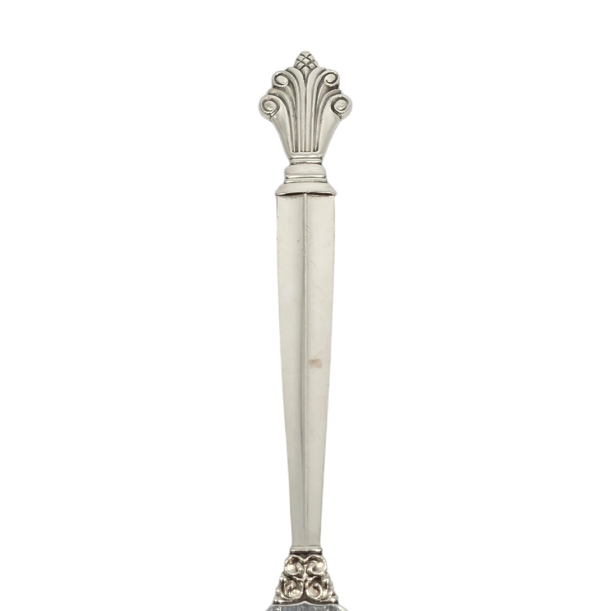 da uomo o donna Set di 6 forchette da insalata in argento sterling Georg Jensen Denmark Acanthus 5 3/4