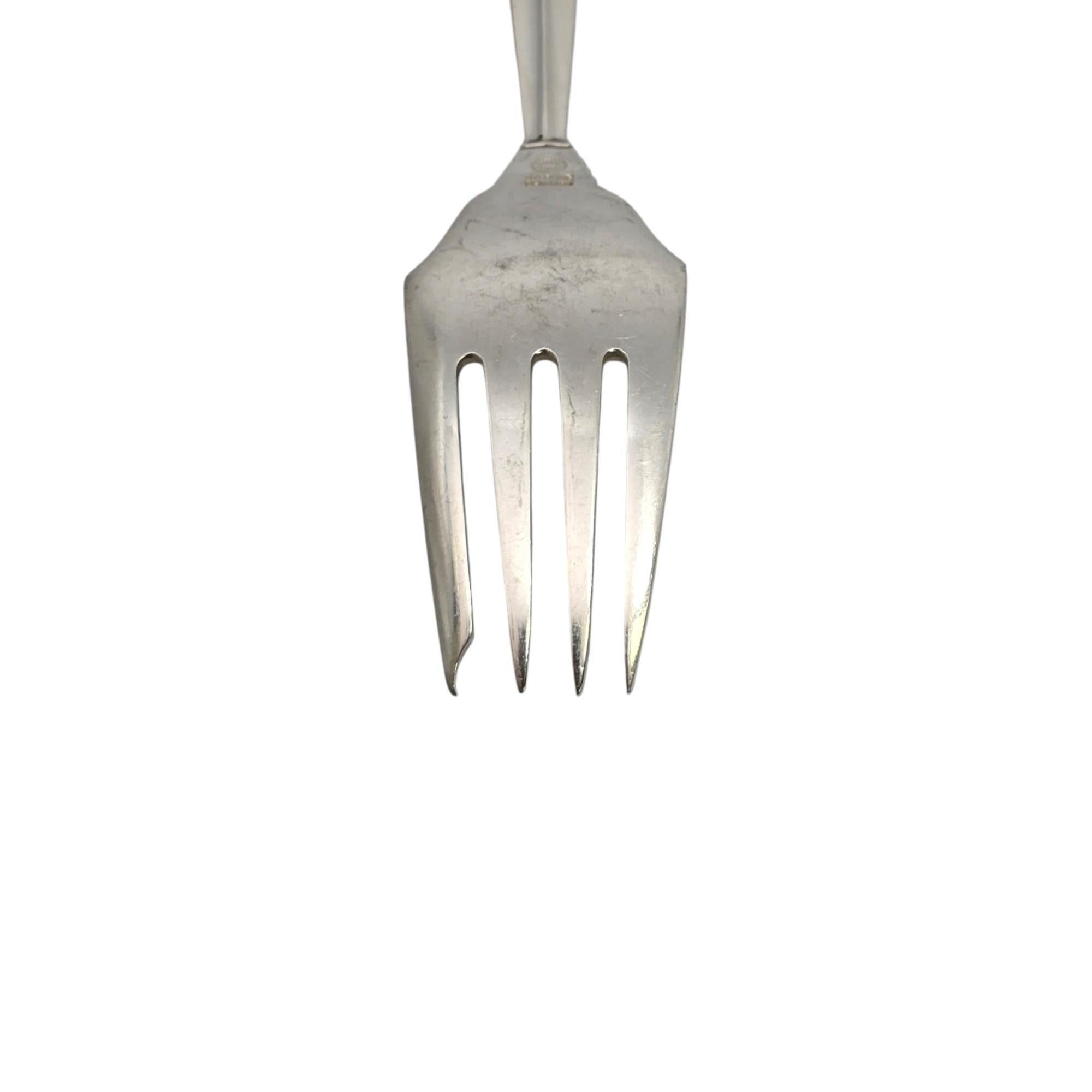 Set di 6 forchette da insalata in argento sterling Georg Jensen Denmark Acanthus 5 3/4