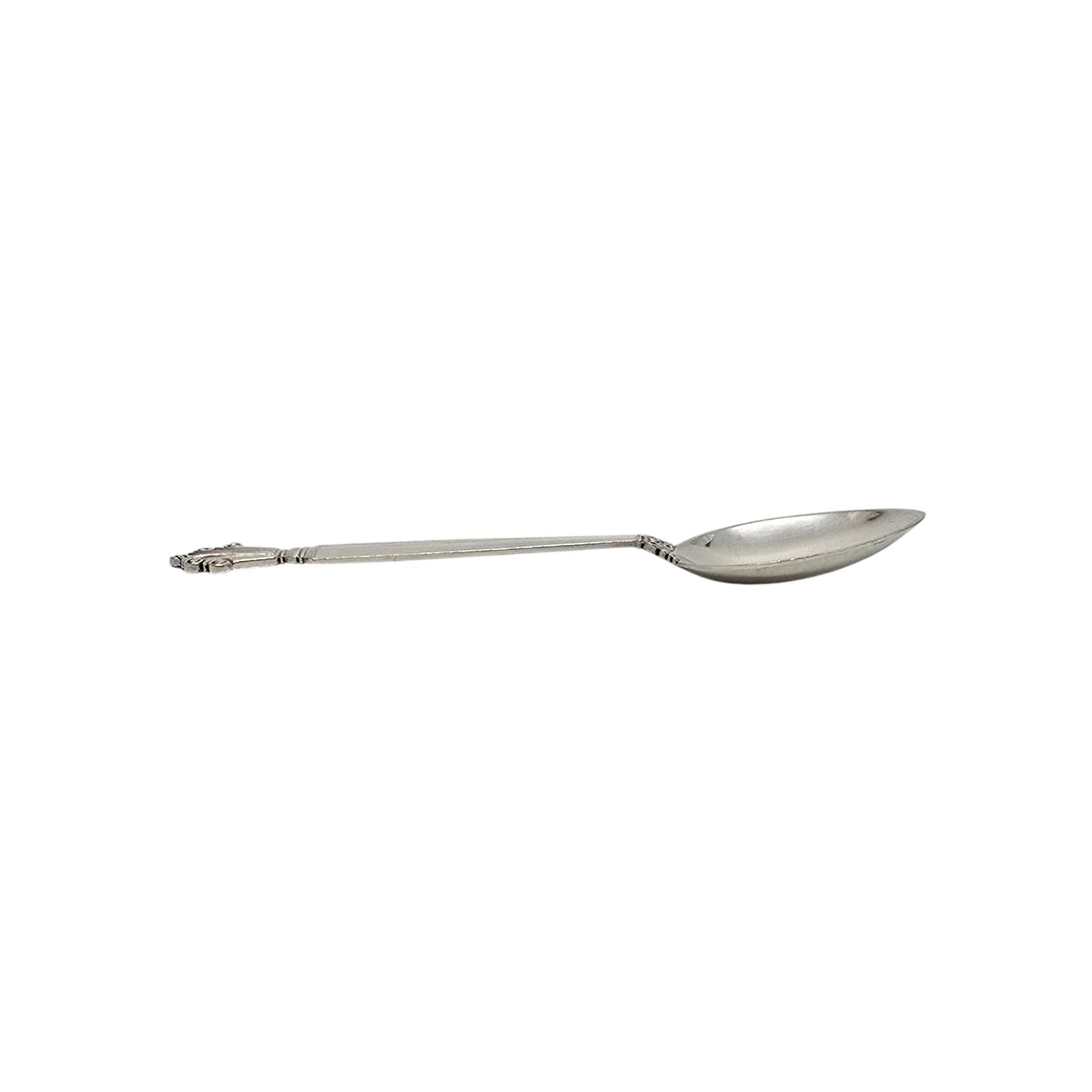Set di 6 cucchiaini in argento sterling Georg Jensen Denmark Acanthus 5 3/4