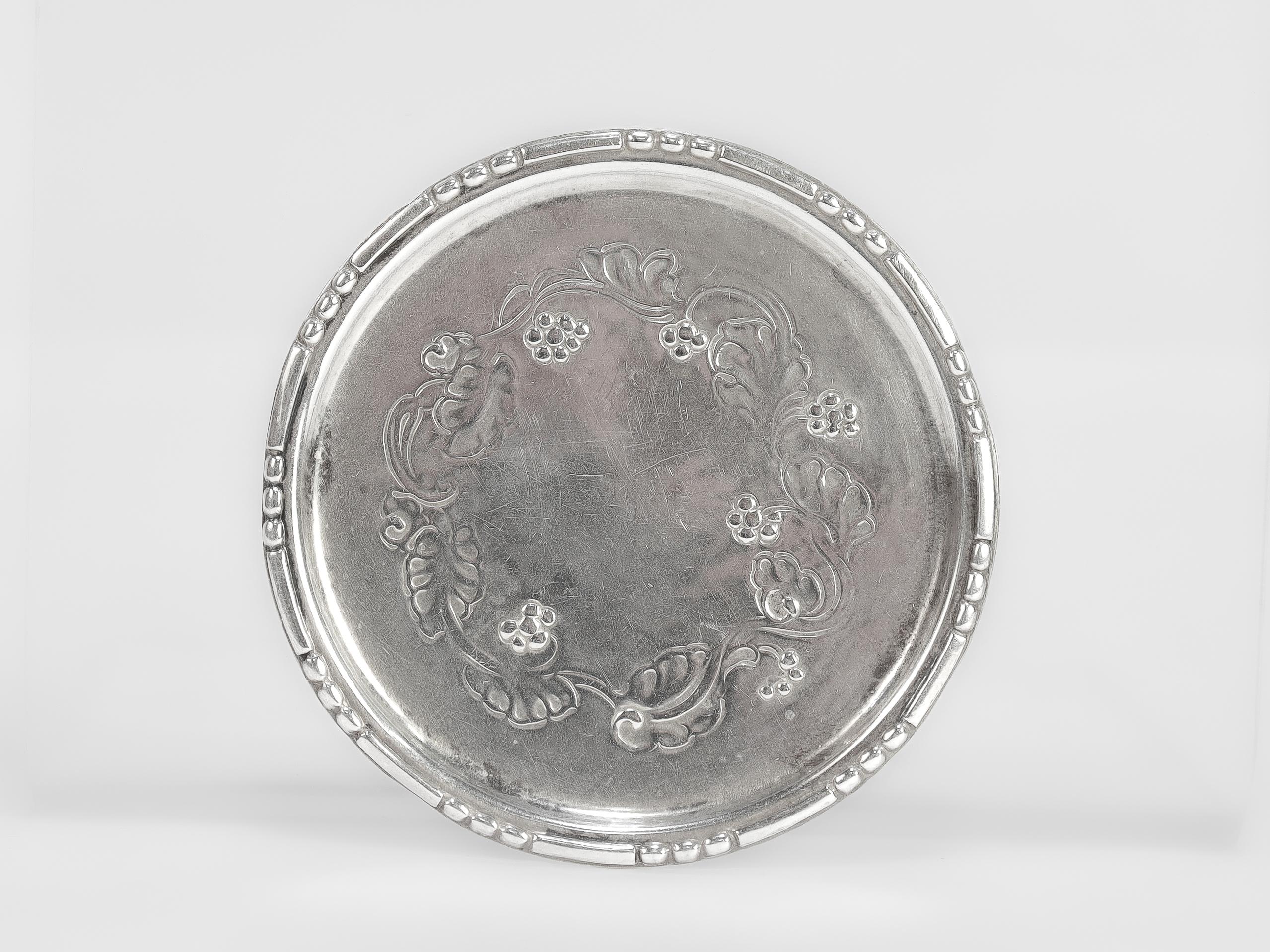 Set di 6 Burriere ornamentali #51 in argento Georg Jensen in vendita 4
