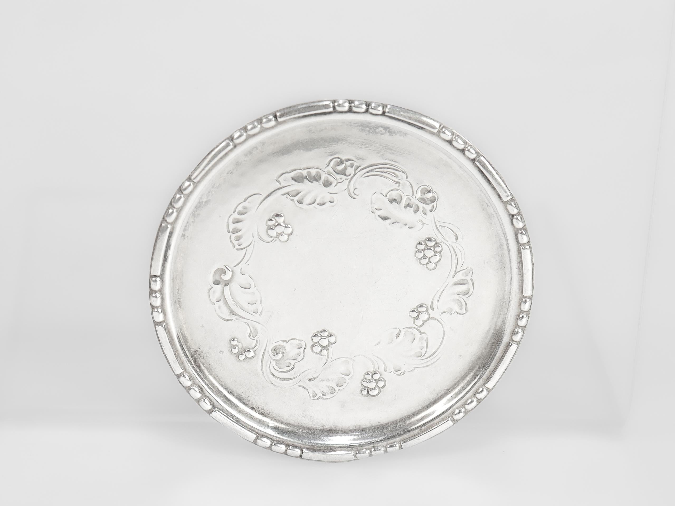 Set di 6 Burriere ornamentali #51 in argento Georg Jensen in vendita 6