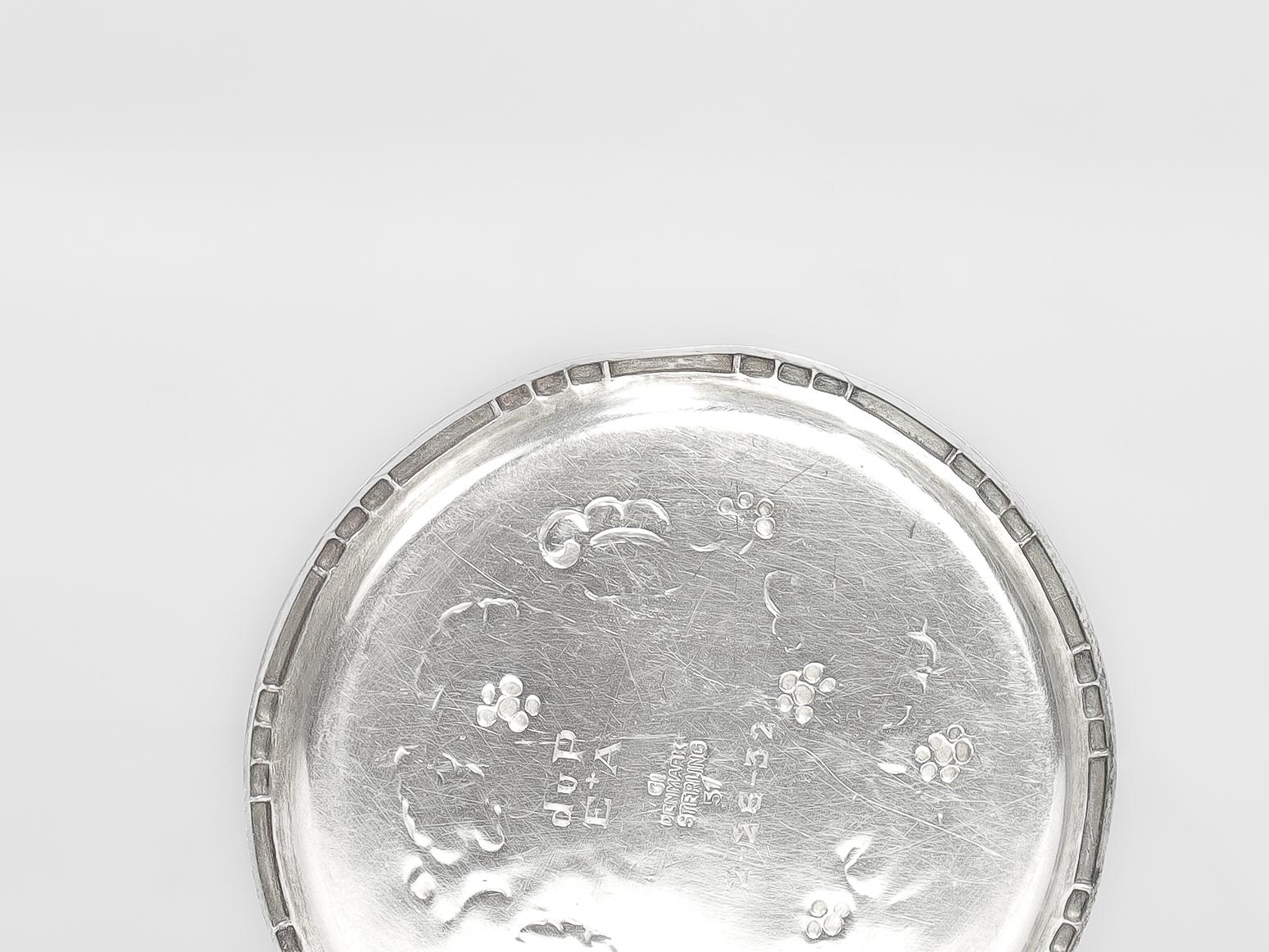 Set di 6 Burriere ornamentali #51 in argento Georg Jensen in vendita 8