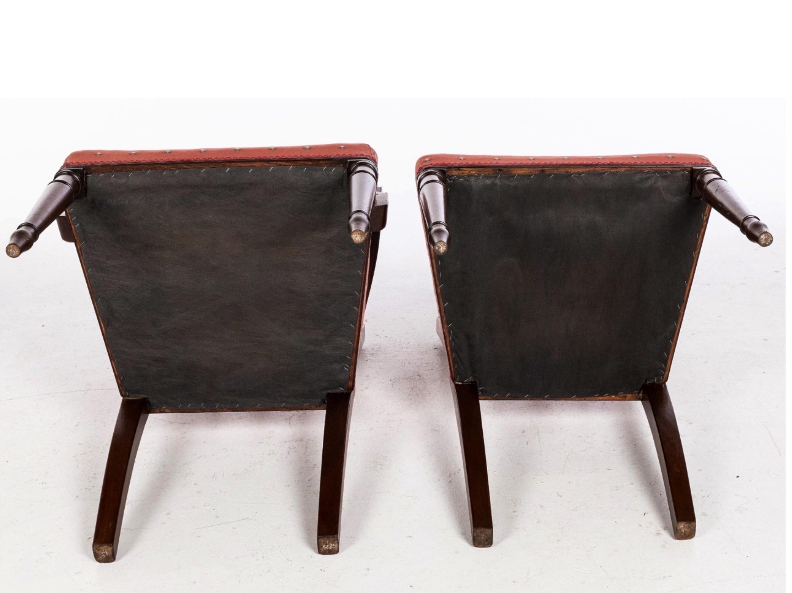 Set of 6 George III Style Mahogany Dining Chairs, 19th Century 2