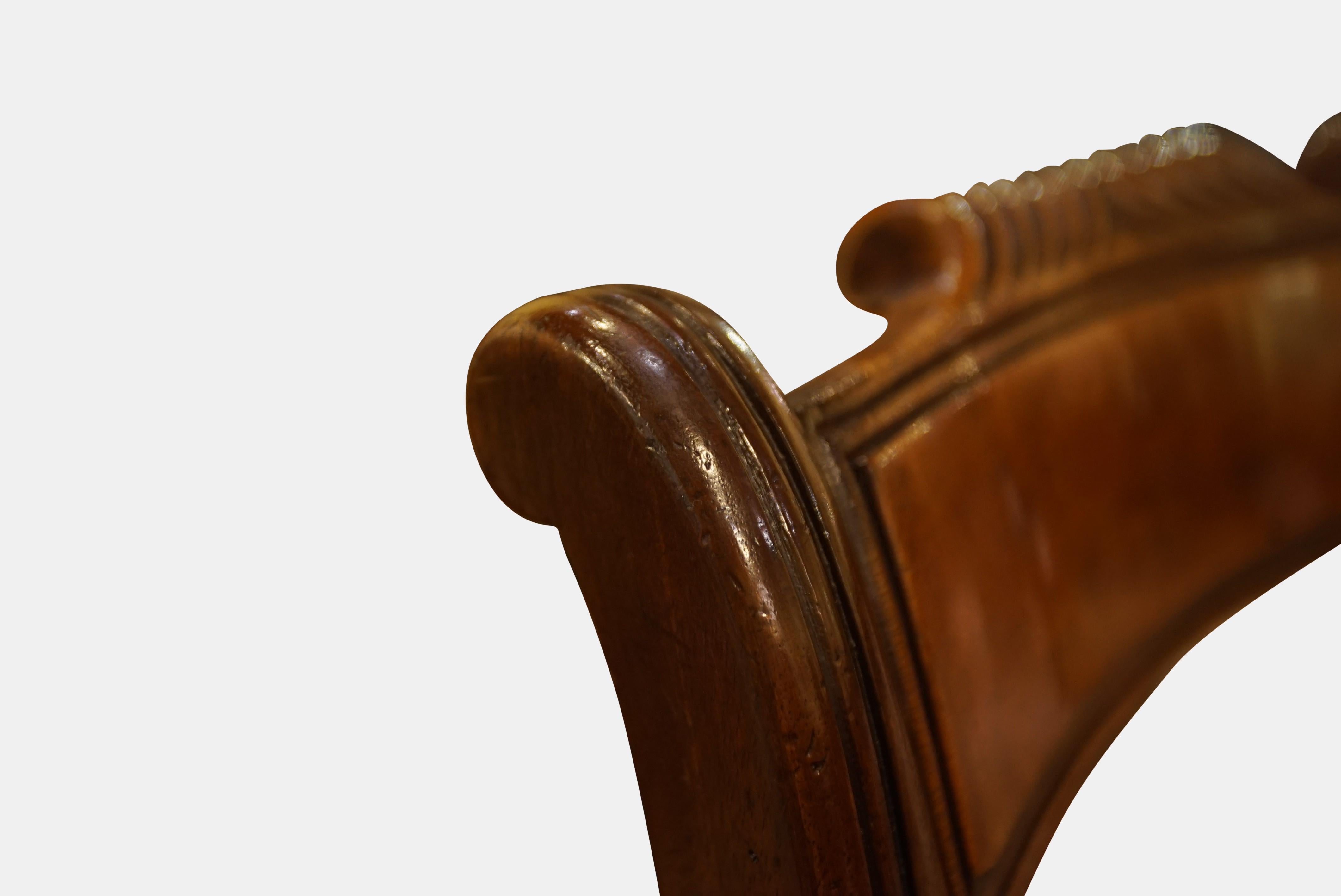 Set of 6 George IV Mahogany Dining Chairs For Sale 3