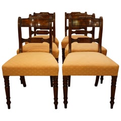 Set of 6 George IV Mahogany Dining Chairs