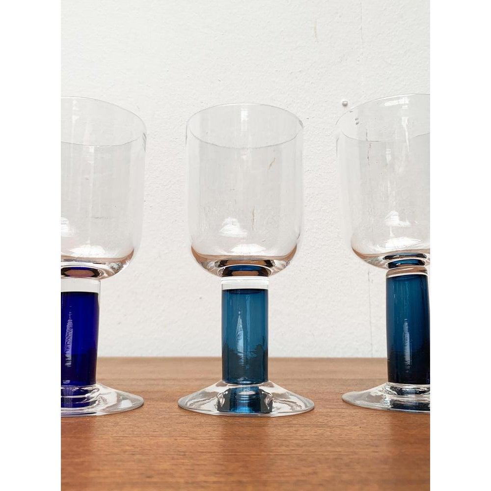 Set of 6 German Wine Glasses by Regina Kaufmann for Glashagen Hütte For Sale 6
