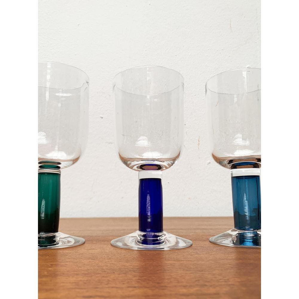 Set of 6 German Wine Glasses by Regina Kaufmann for Glashagen Hütte For Sale 7