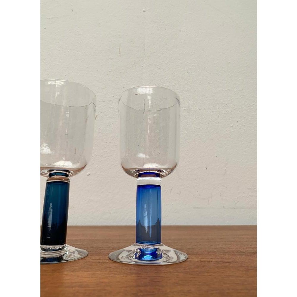 Set of 6 German Wine Glasses by Regina Kaufmann for Glashagen Hütte For Sale 4